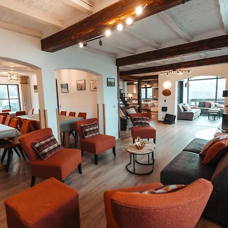 Le Grand Cerf 25 Pers, Malmedy- Chalet Rustique, Jardin Luaran gambar