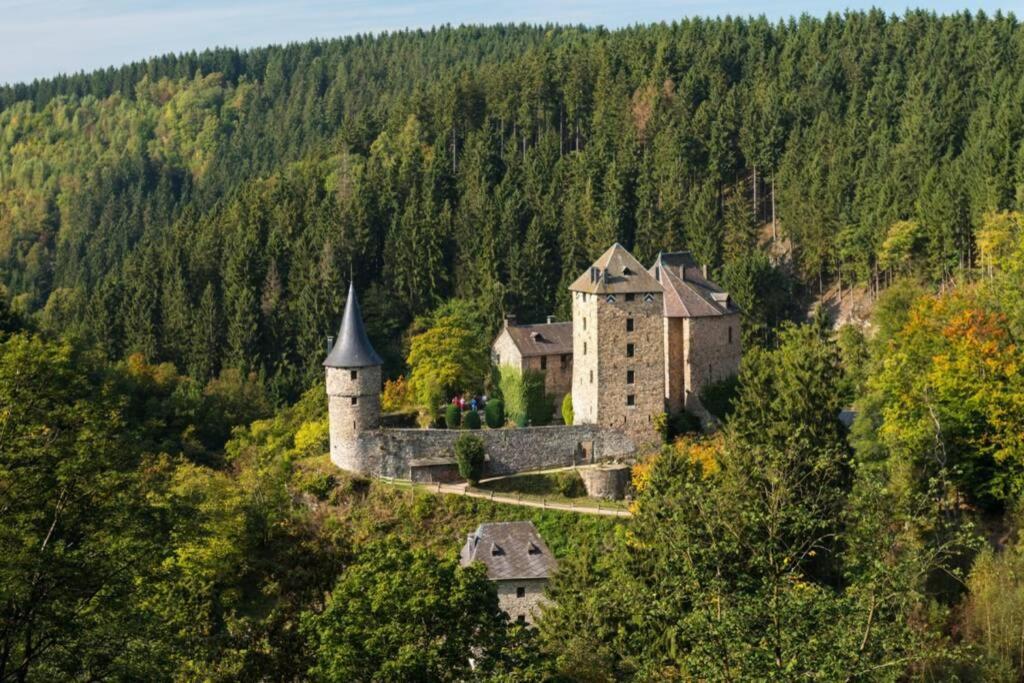 Le Grand Cerf 25 Pers, Malmedy- Chalet Rustique, Jardin Luaran gambar