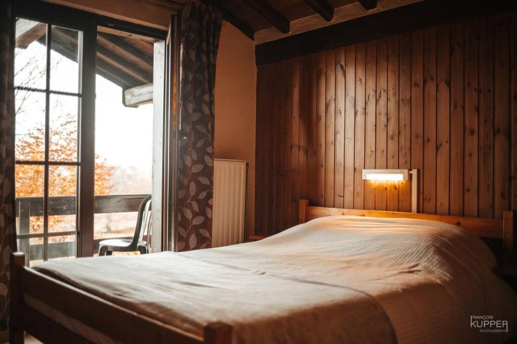 Le Grand Cerf 25 Pers, Malmedy- Chalet Rustique, Jardin Luaran gambar