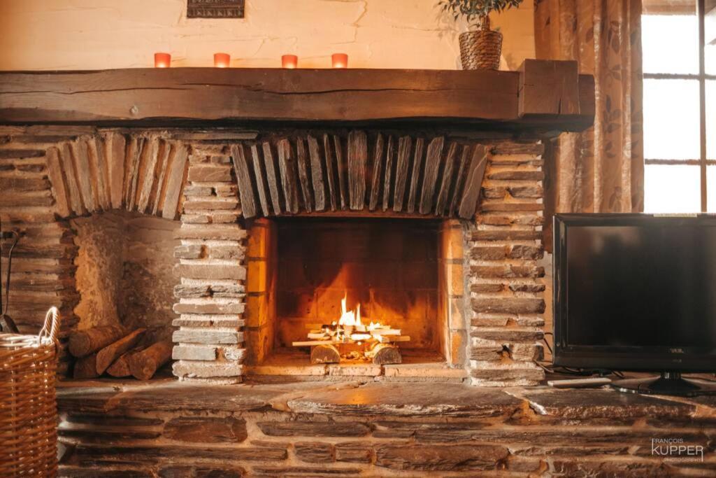 Le Grand Cerf 25 Pers, Malmedy- Chalet Rustique, Jardin Luaran gambar