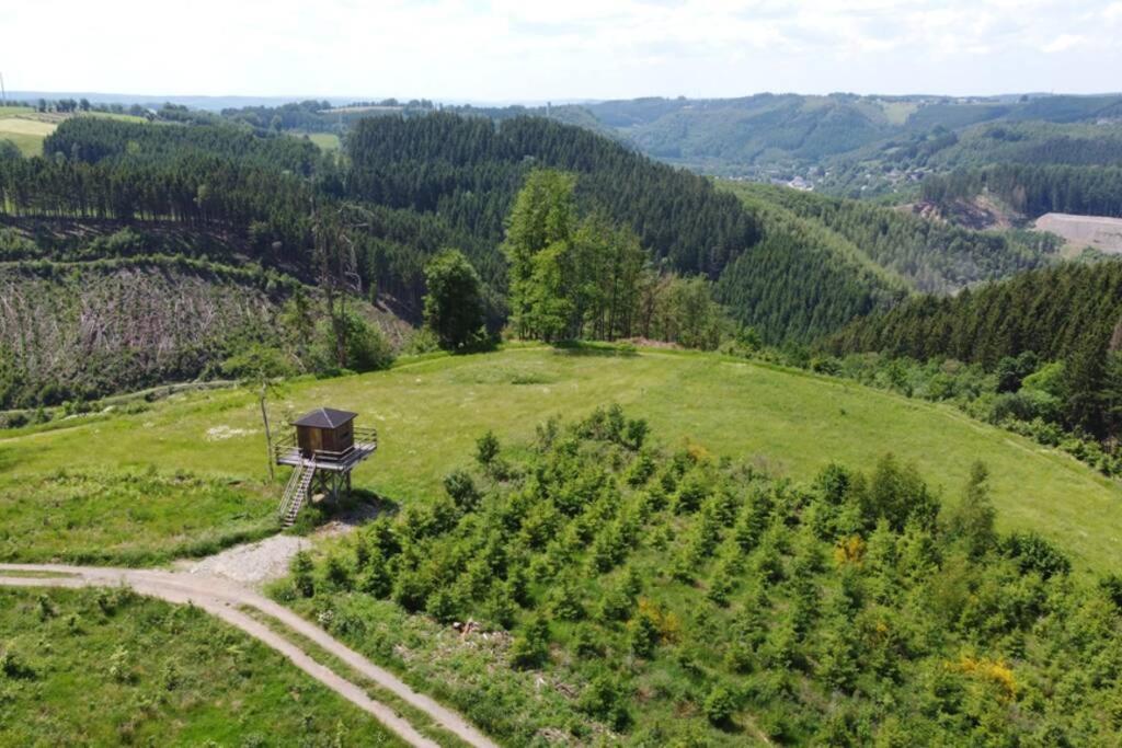 Le Grand Cerf 25 Pers, Malmedy- Chalet Rustique, Jardin Luaran gambar